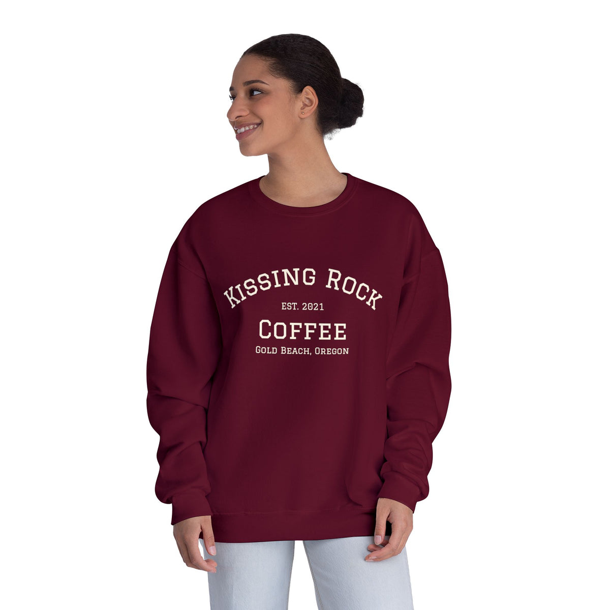 Kissing Rock Coffee EST 2021 Crewneck Sweatshirt