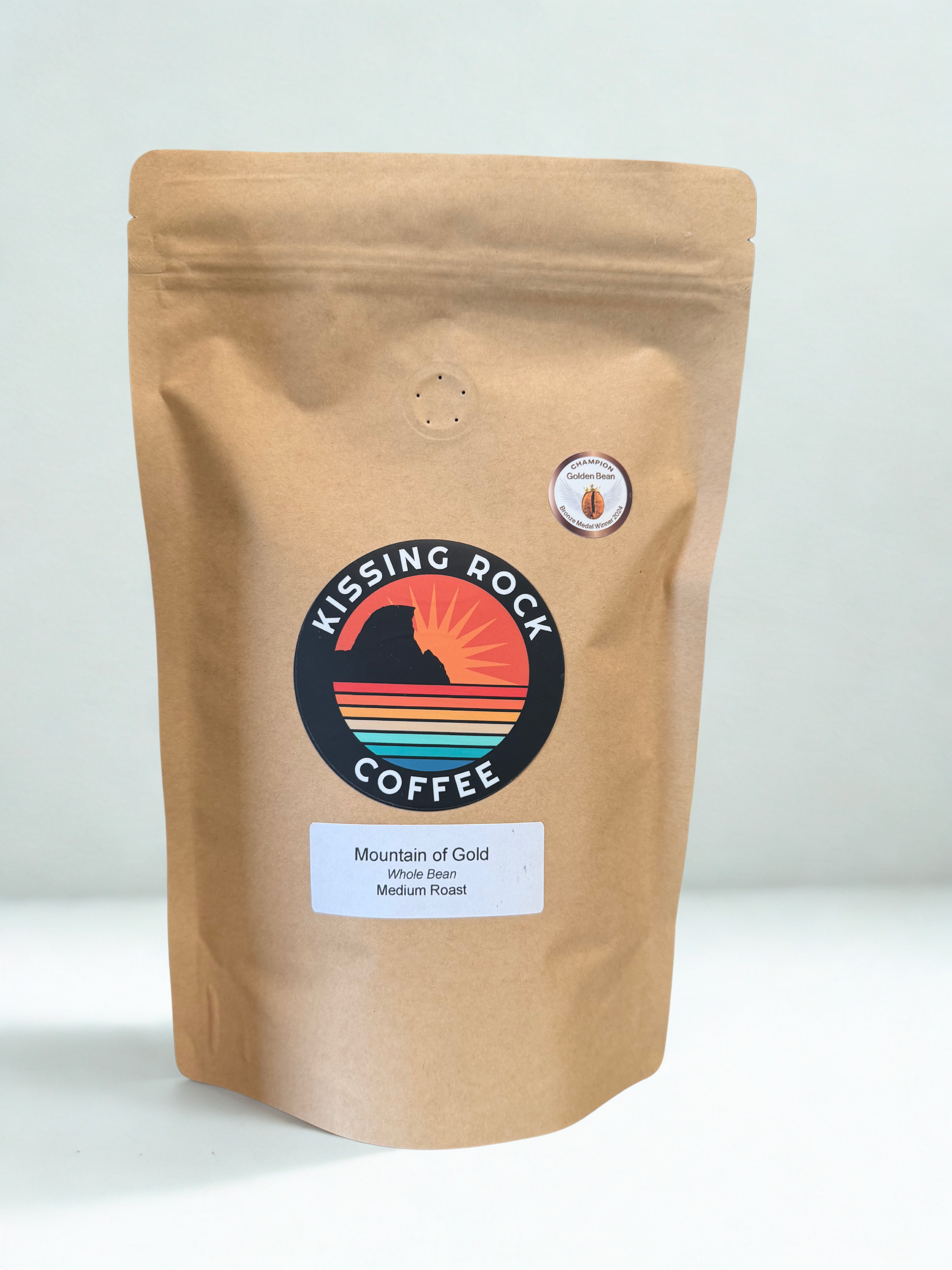 Medium Roast - Mountain of Gold - 12oz – Kissing Rock Coffee