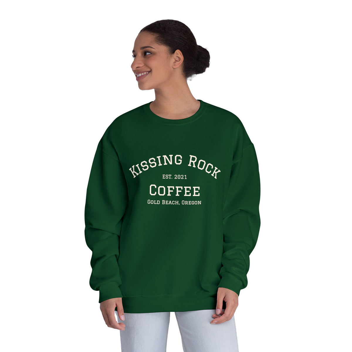 Kissing Rock Coffee EST 2021 Crewneck Sweatshirt