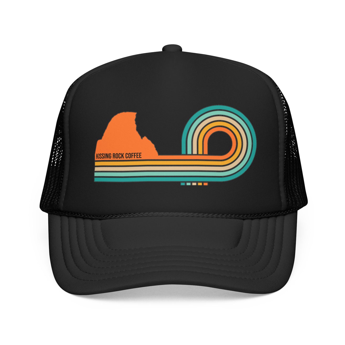 Vintage Wave Hat - Black