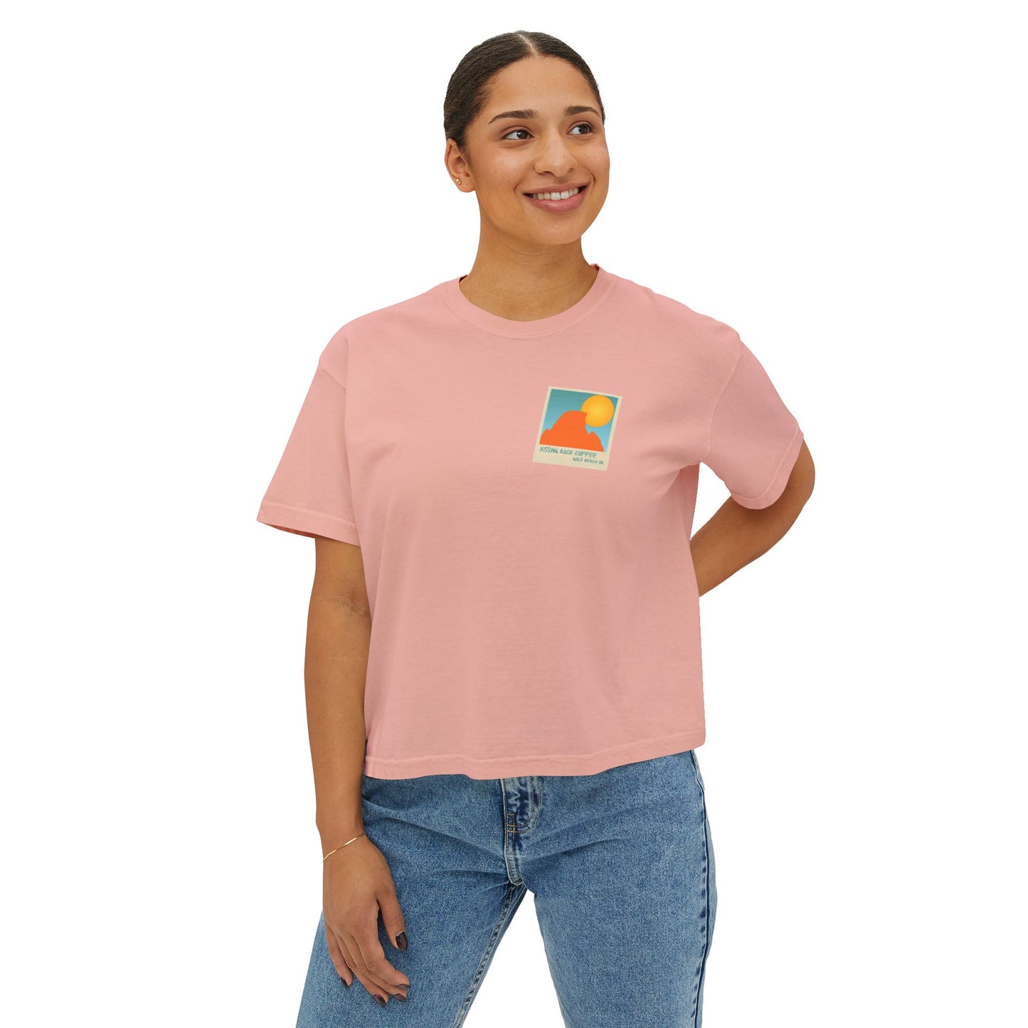 Kissing Rock Adventure - Boxy Tee by Comfort Colors