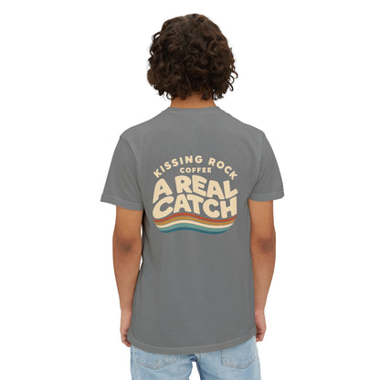 Kissing Rock Coffee: A Real Catch Vintage Graphic T-Shirt