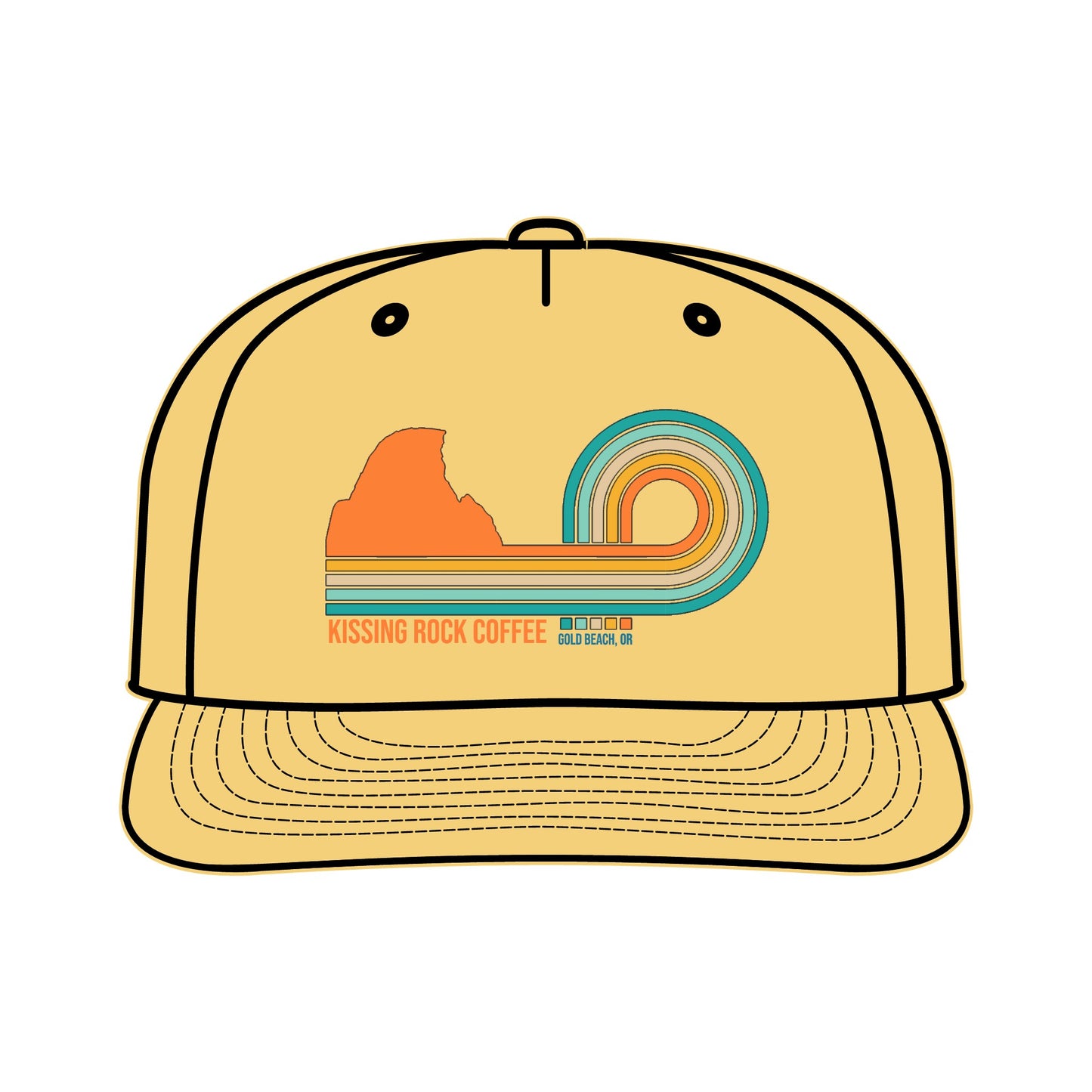 Vintage Wave Branded Surf Cap