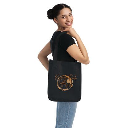Coffee Stain Tote Bag — Gold Beach, Oregon Coffee Cup Canvas Tote