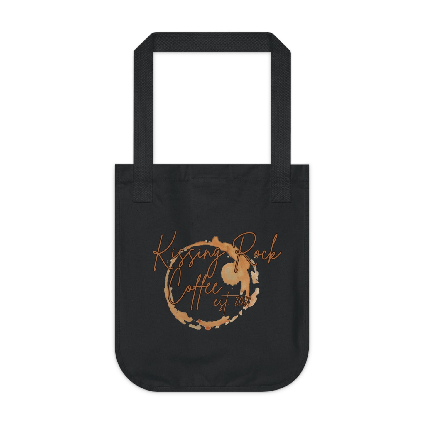 Coffee Stain Tote Bag — Gold Beach, Oregon Coffee Cup Canvas Tote
