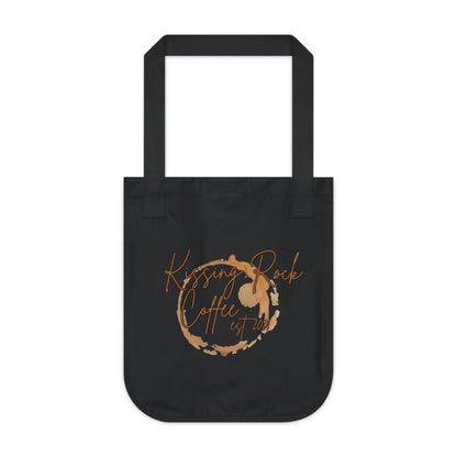 Coffee Stain Tote Bag — Gold Beach, Oregon Coffee Cup Canvas Tote
