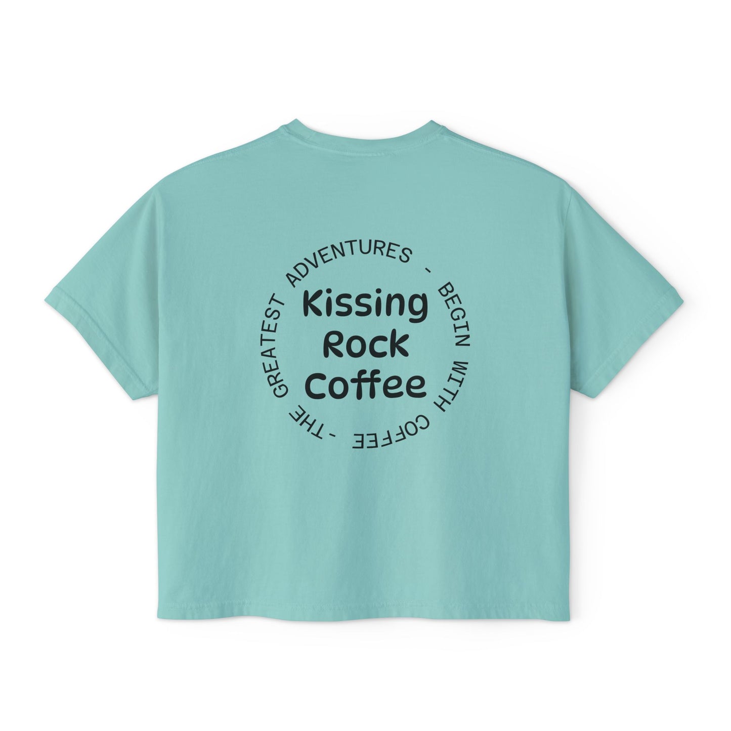 Kissing Rock Adventure - Boxy Tee by Comfort Colors