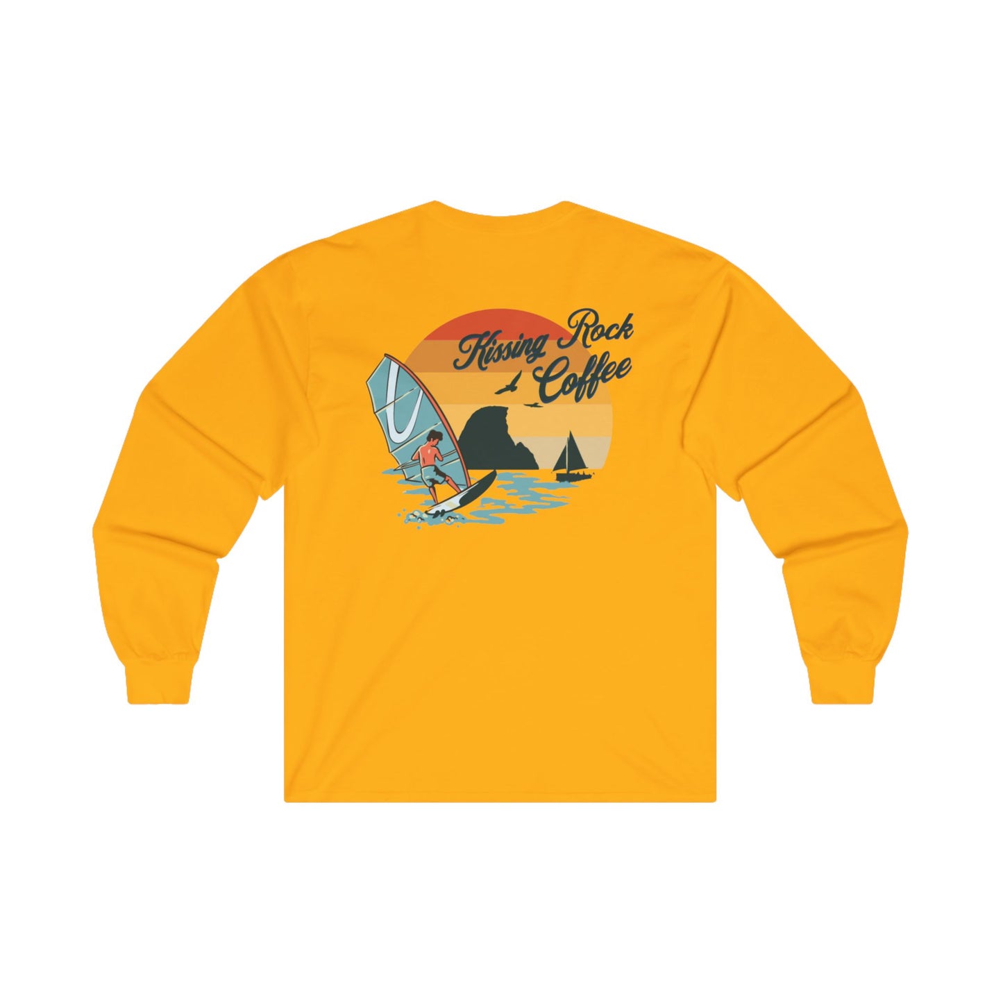 Long Sleeve Tee - Kissing Rock Coffee Surf Shirt