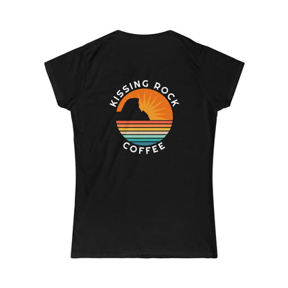 Women's Kissing Rock Back Logo Tee