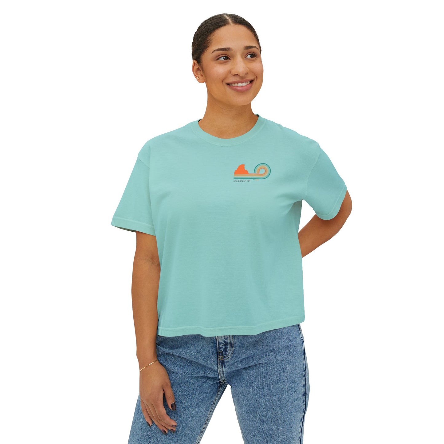 Women's Boxy Tee - Kissing Rock Coffee