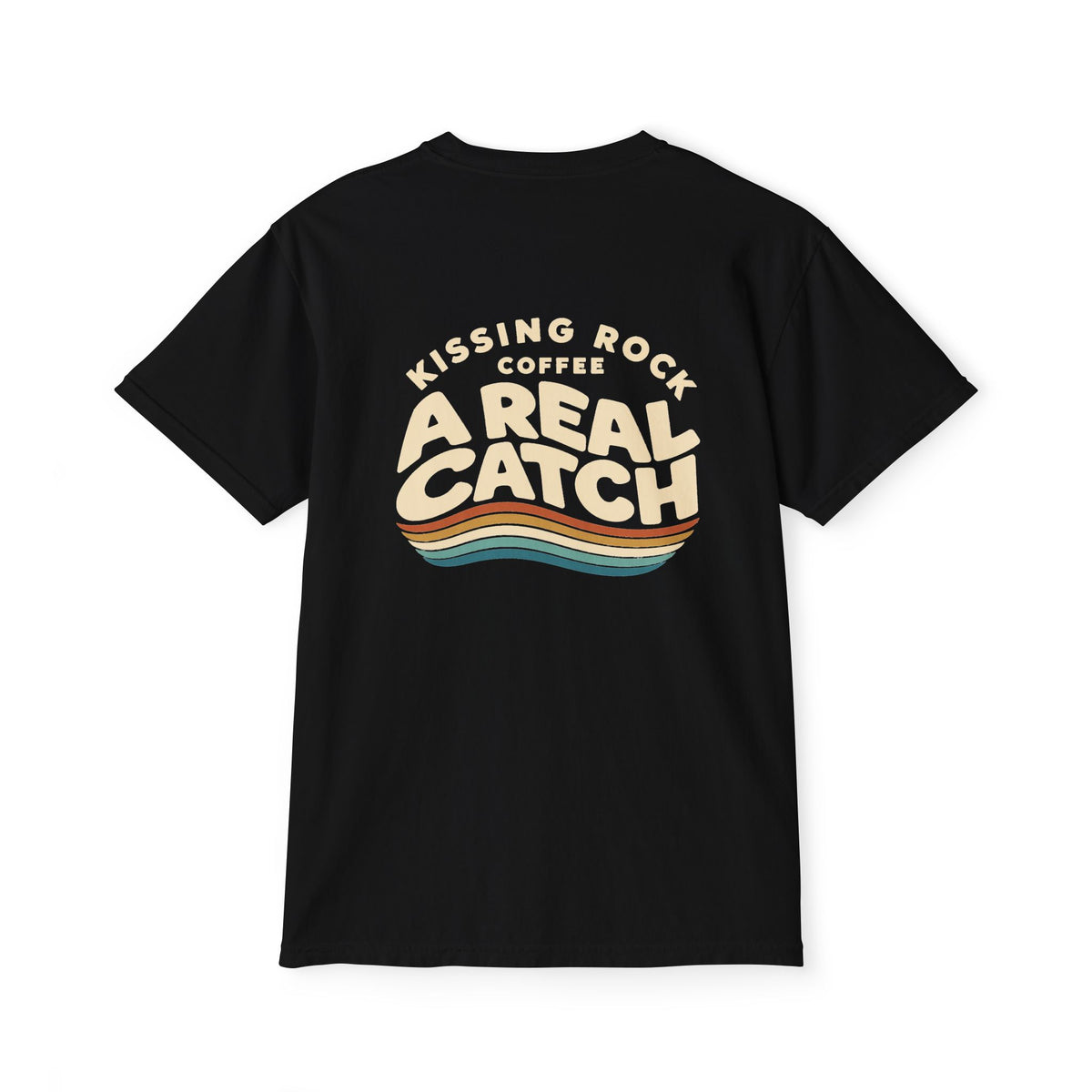 Kissing Rock Coffee: A Real Catch Vintage Graphic T-Shirt
