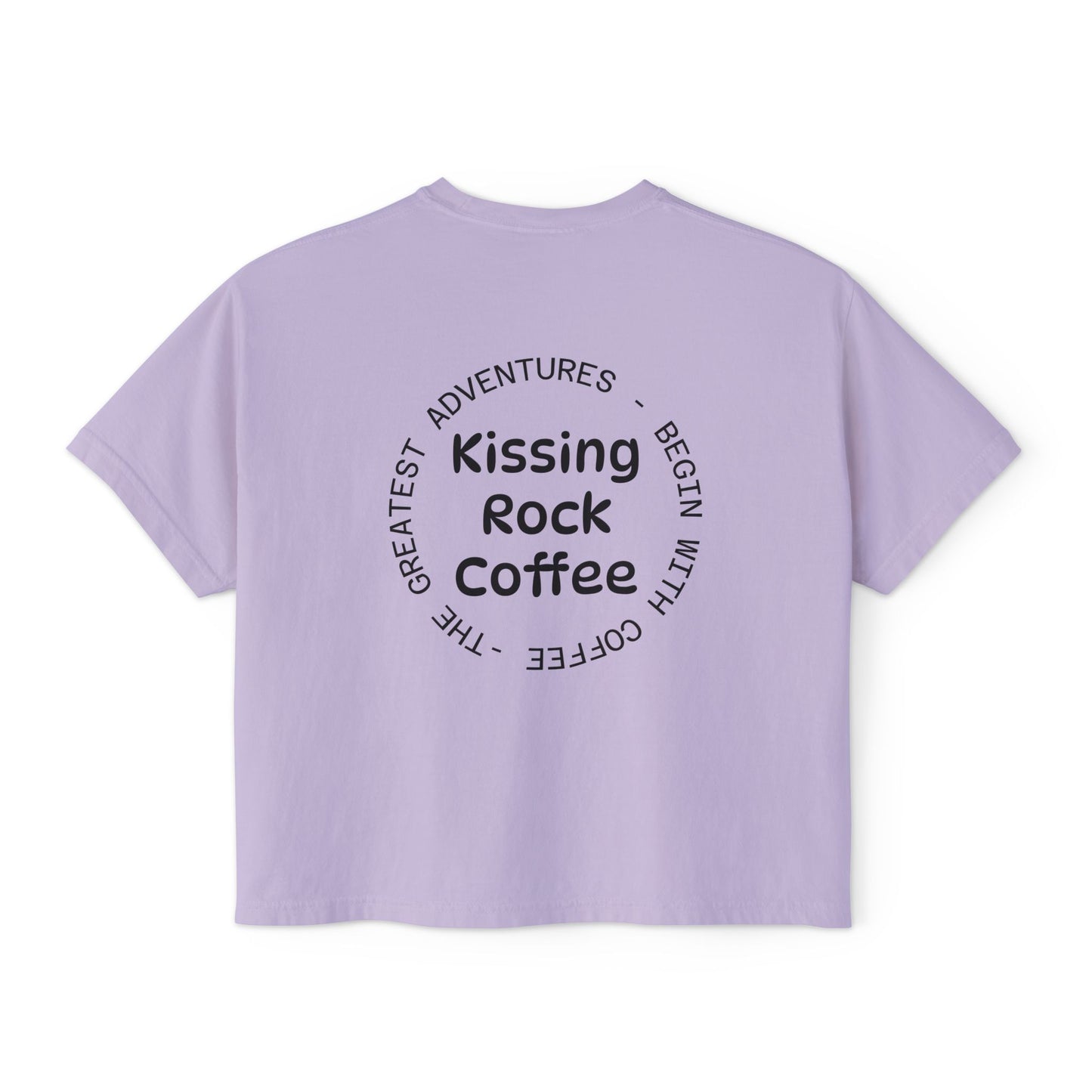 Kissing Rock Adventure - Boxy Tee by Comfort Colors