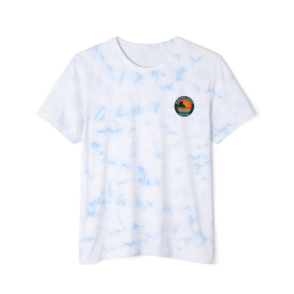 Soft Style Surf Design Tie-Dyed T-Shirt