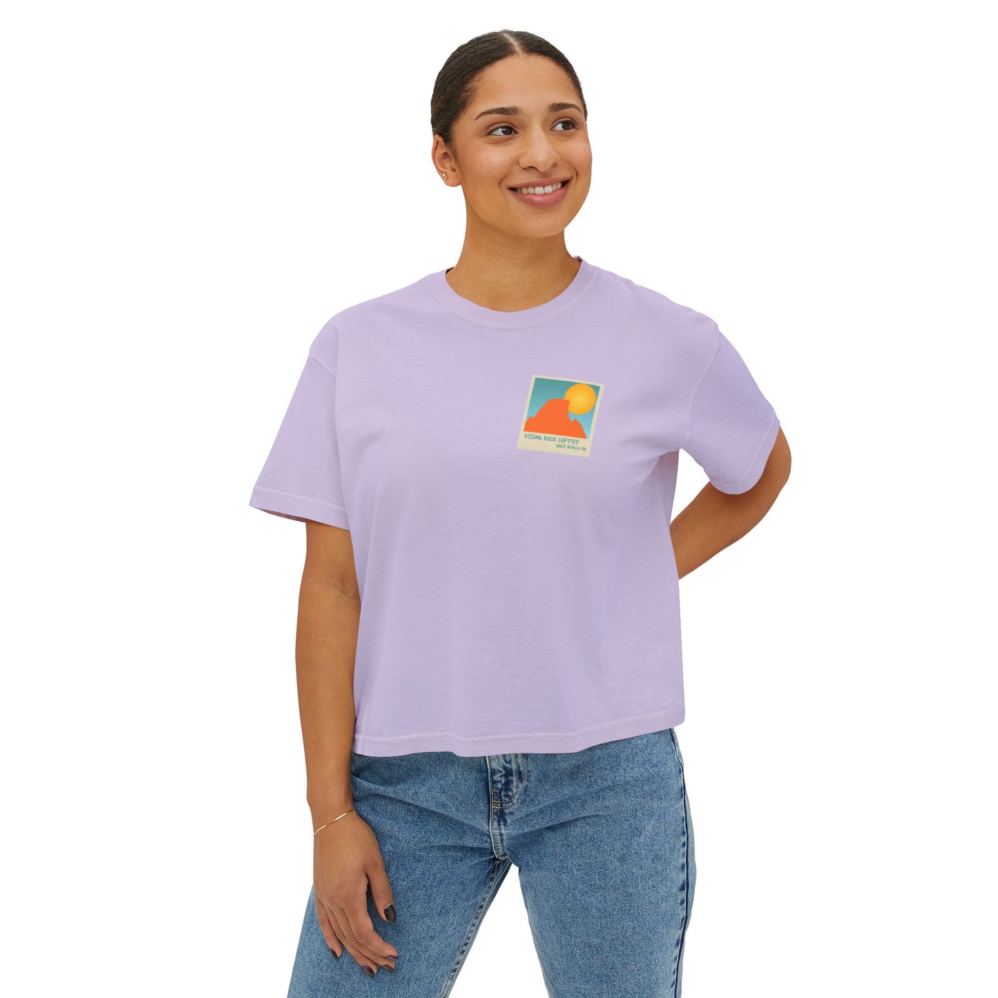Kissing Rock Adventure - Boxy Tee by Comfort Colors