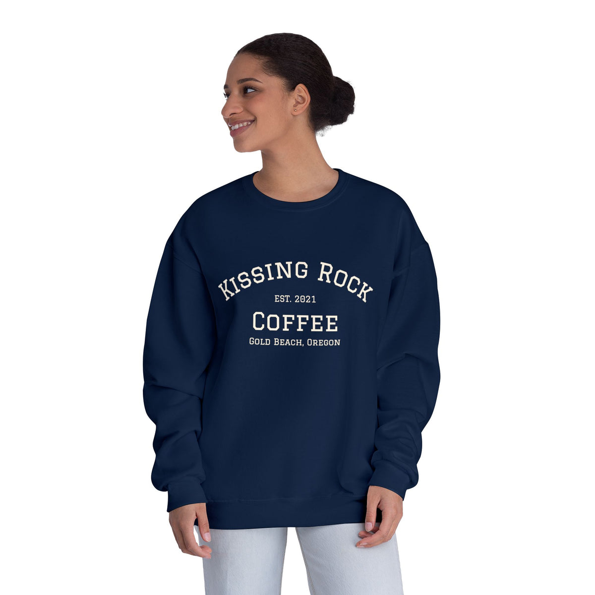 Kissing Rock Coffee EST 2021 Crewneck Sweatshirt