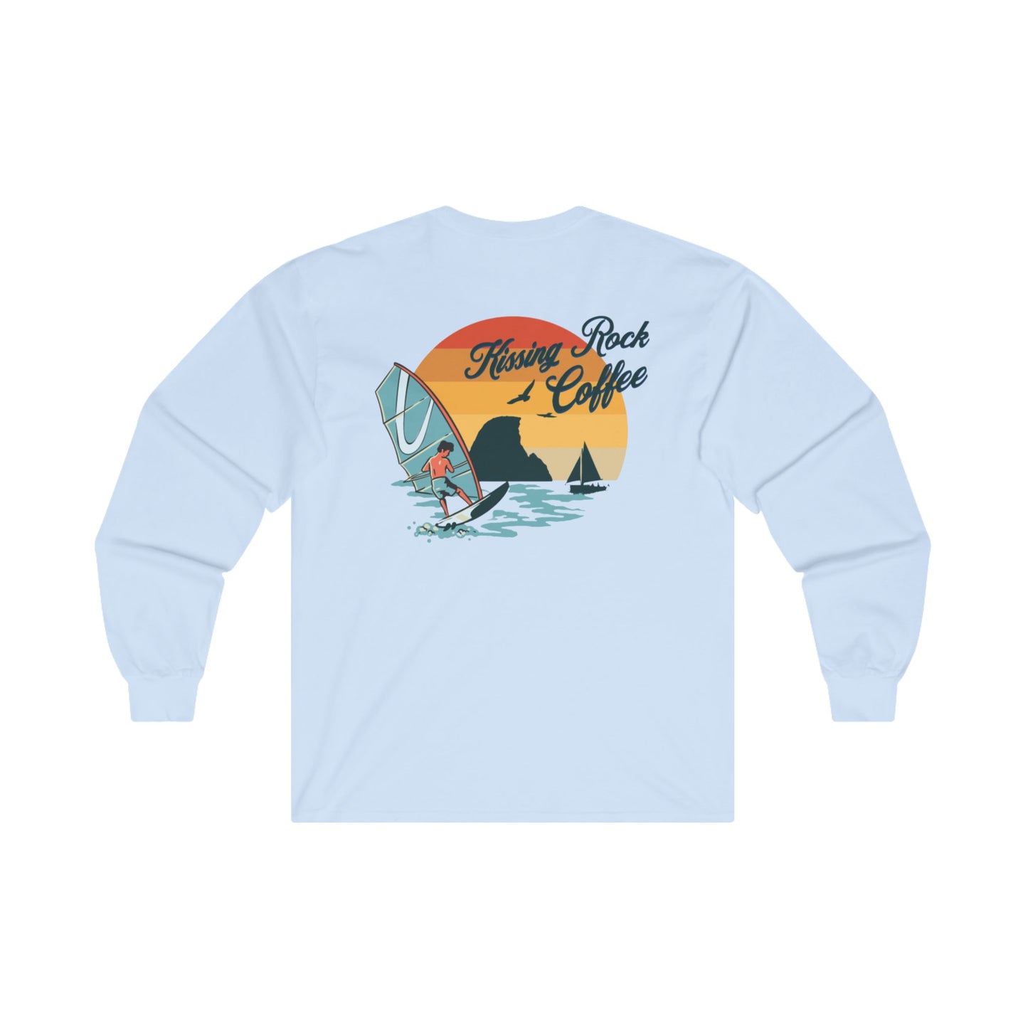 Long Sleeve Tee - Kissing Rock Coffee Surf Shirt