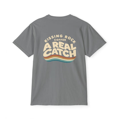 Kissing Rock Coffee: A Real Catch Vintage Graphic T-Shirt