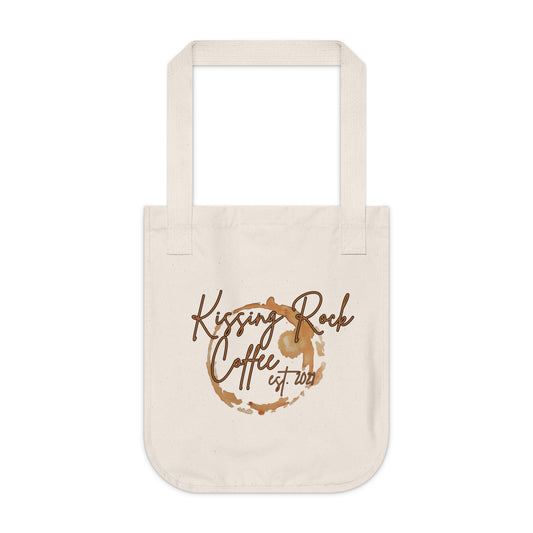 Coffee Stain Tote Bag — Gold Beach, Oregon Coffee Cup Canvas Tote